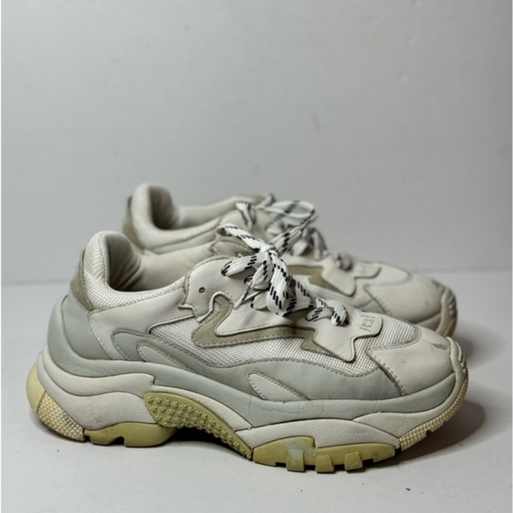 ASH Addict 12 Low-Top Sneakers Size 37 White Multi Color